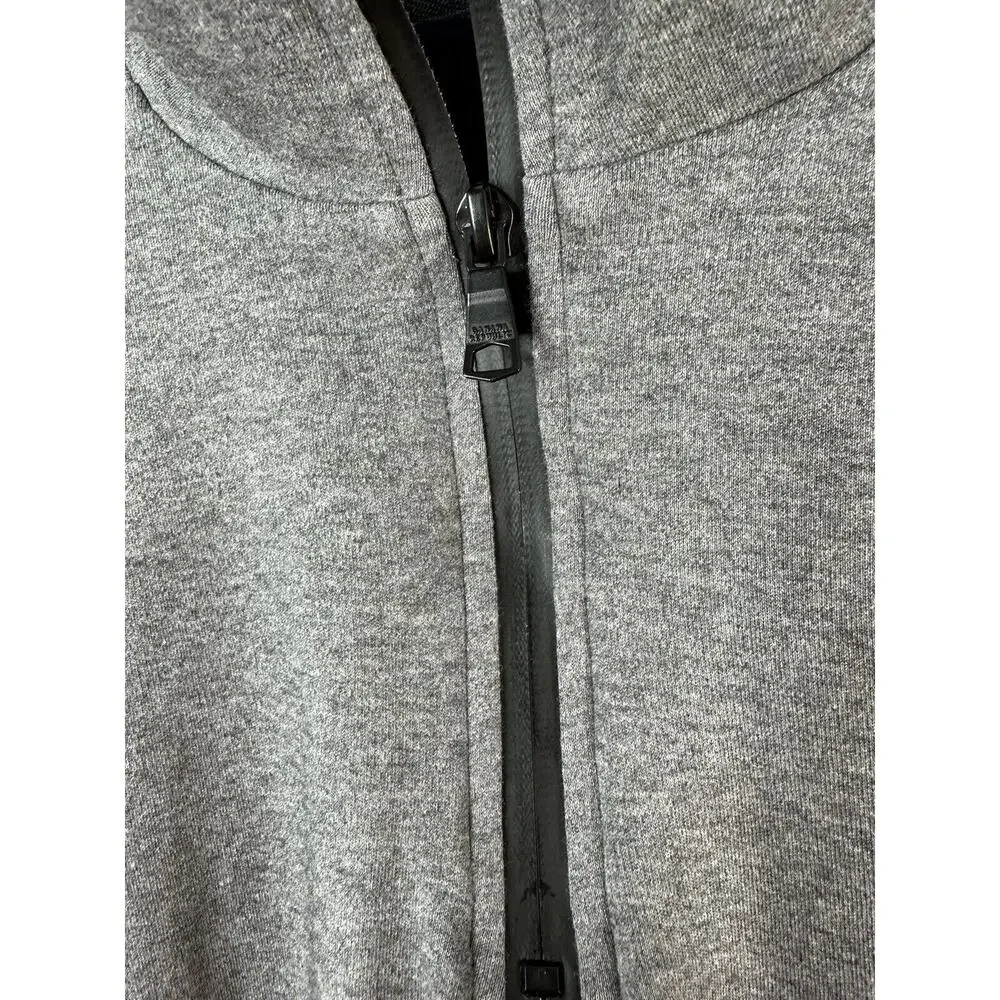 Banana Republic Gray 1/4 Zip Sweatshirt Men’s Small Pullover Black Zipper